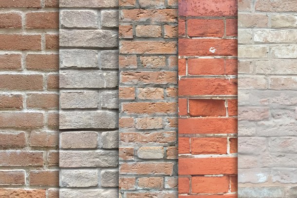 3 Brick Wall Textures x10 (1820)